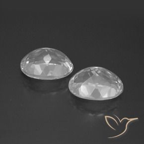 7.09 ct natürliche Klares Weiß Topas-Edelsteine, Oval, VVS-VS