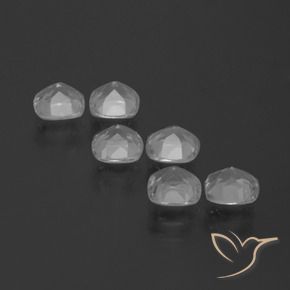 3.06 ct natürliche Klares Weiß Topas-Edelsteine, Kissen, VVS-VS