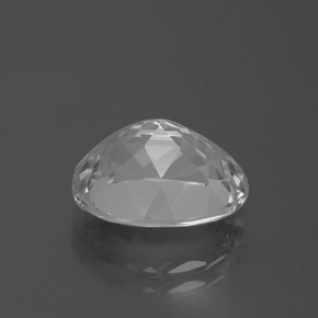 5,51 ctw natürlicher weißer Topas, Oval Schliff, VVS