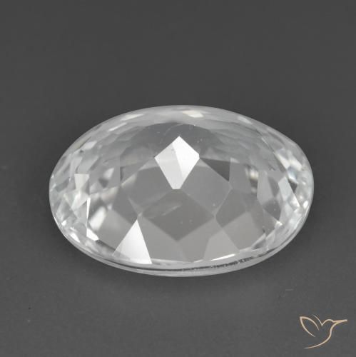 9,17 ctw natürlicher Weiß Topas, Oval, VS