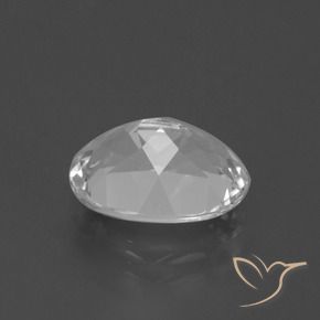 9,17 ctw natürlicher Weiß Topas, Oval, VVS