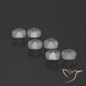 2.60 ct natürliche Klares Weiß Topas-Edelsteine, Kissen, VVS-VS