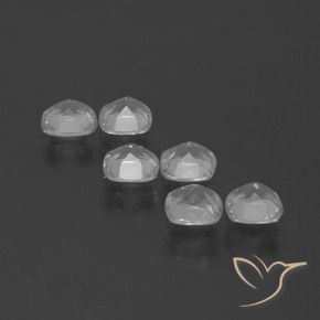 2.81 ct natürliche Klares Weiß Topas-Edelsteine, Kissen, VVS-VS