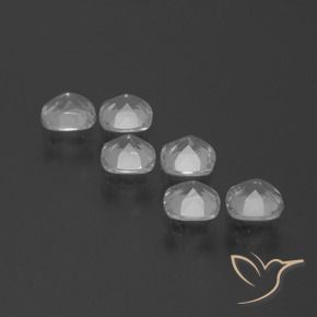 2.88 ct natürliche Klares Weiß Topas-Edelsteine, Kissen, VVS-VS