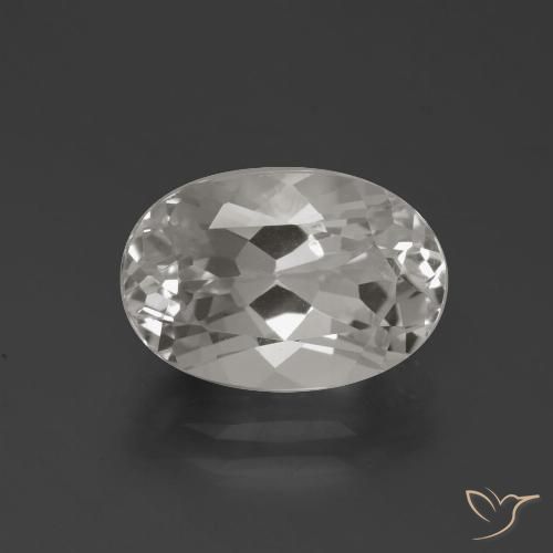 4.58ct Natürlicher Warmweiß Topas, Oval, VVS