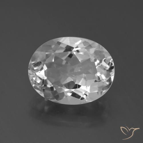 6.23ct Natürlicher Weiß Topas, Oval, VS