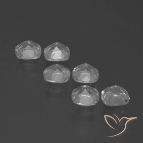2.95 ct natürliche Klares Weiß Topas-Edelsteine, Kissen, VVS-VS