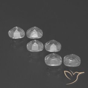 2.96 ct natürliche Klares Weiß Topas-Edelsteine, Kissen, VVS-VS