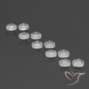 4.47 ct natürliche Klares Weiß Topas-Edelsteine, Kissen, VVS-VS