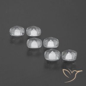 3.07 ct natürliche Klares Weiß Topas-Edelsteine, Kissen, VVS-VS