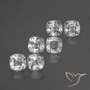 3,03 ct natürliche weißer Topas-Edelsteine, Kissenschliff, VVS-VS