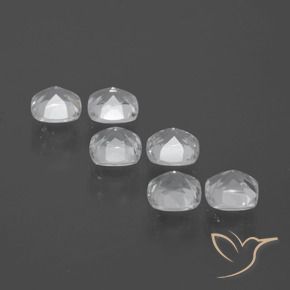 3,03 ct natürliche weißer Topas-Edelsteine, Kissenschliff, VVS-VS