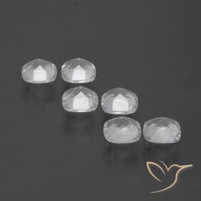2.56 ct natürliche Weiß Topas-Edelsteine, Kissen, VVS-VS