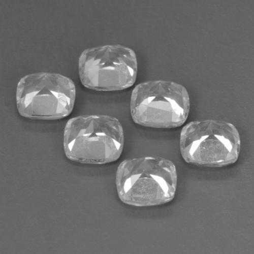 3,38 ct natürliche weißer Topas-Edelsteine, Kissenschliff, VVS-VS