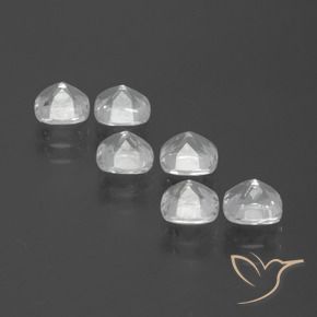 2.64 ct natürliche Weiß Topas-Edelsteine, Kissenschliff, VVS-VS