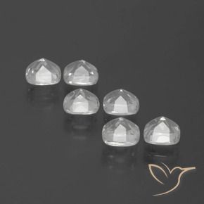 3.00 ct natürliche Weiß Topas-Edelsteine, Kissen, VVS-VS