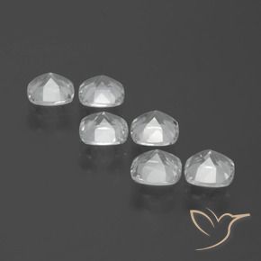 2.78 ct natürliche Klares Weiß Topas-Edelsteine, Kissen, VVS-VS