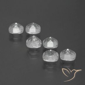 2.91 ct natürliche Weiß Topas-Edelsteine, Kissen, VVS-VS