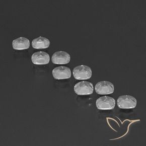 4.63 ct natürliche Klares Weiß Topas-Edelsteine, Kissen, VVS-VS