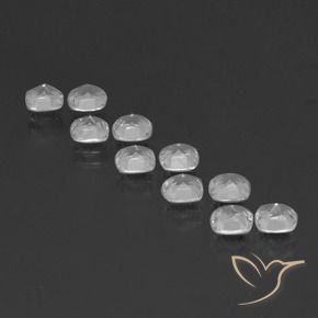 4.31 ct natürliche Klares Weiß Topas-Edelsteine, Kissen, VVS-VS
