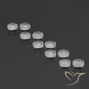 4.50 ct natürliche Klares Weiß Topas-Edelsteine, Kissen, VVS-VS