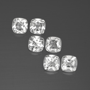 2,95 ct natürliche weißer Topas-Edelsteine, Kissenschliff, VVS-VS