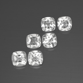 2,95 ct natürliche weißer Topas-Edelsteine, Kissenschliff, VVS-VS