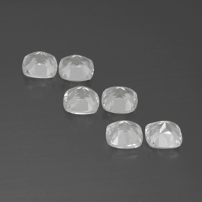 2,95 ct natürliche weißer Topas-Edelsteine, Kissenschliff, VVS-VS