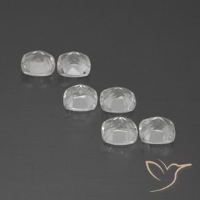 3.02 ct natürliche Weiß Topas-Edelsteine, Kissen, VVS-VS