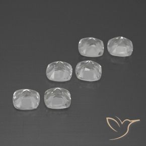 3.15 ct natürliche Weiß Topas-Edelsteine, Kissen, VVS-VS