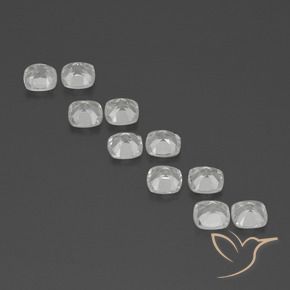 4.78 ct natürliche Weiß Topas-Edelsteine, Kissen, VVS-VS