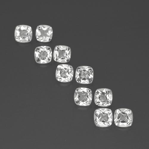 4,80 ct natürliche weißer Topas-Edelsteine, Kissenschliff, VVS-VS