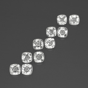 4,80 ct natürliche weißer Topas-Edelsteine, Kissenschliff, VVS-VS