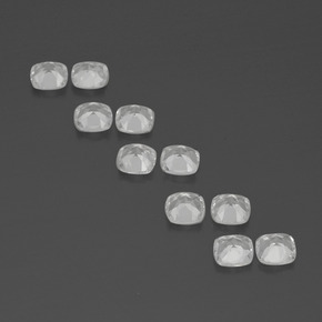 4,80 ct natürliche weißer Topas-Edelsteine, Kissenschliff, VVS-VS