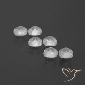3.19 ct natürliche Weiß Topas-Edelsteine, Kissen, VVS-VS