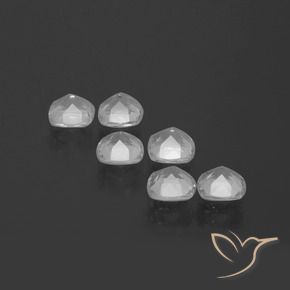 2.79 ct natürliche Klares Weiß Topas-Edelsteine, Kissen, VVS-VS