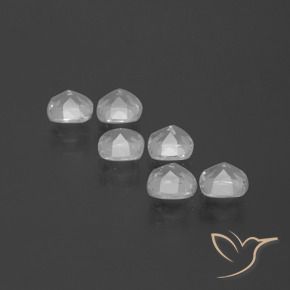 3.06 ct natürliche Klares Weiß Topas-Edelsteine, Kissen, VVS-VS