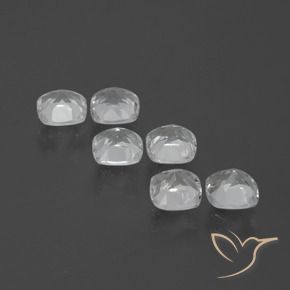 2.92 ct natürliche Klares Weiß Topas-Edelsteine, Kissen, VVS-VS