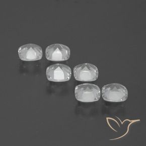 3.21 ct natürliche Klares Weiß Topas-Edelsteine, Kissen, VVS-VS