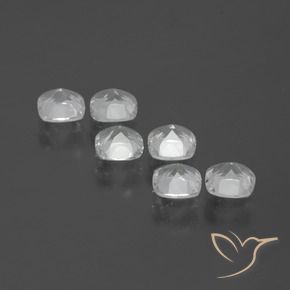 2.87 ct natürliche Klares Weiß Topas-Edelsteine, Kissen, VVS-VS