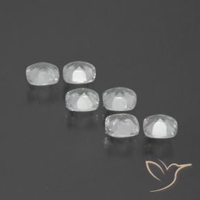 2.99 ct natürliche Klares Weiß Topas-Edelsteine, Kissen, VVS-VS
