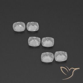 3.02 ct natürliche Klares Weiß Topas-Edelsteine, Kissen, VVS-VS