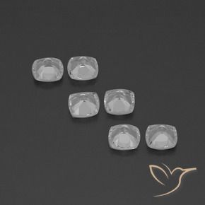 2.94 ct natürliche Klares Weiß Topas-Edelsteine, Kissen, VVS-VS
