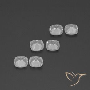 2.94 ct natürliche Klares Weiß Topas-Edelsteine, Kissen, VVS-VS