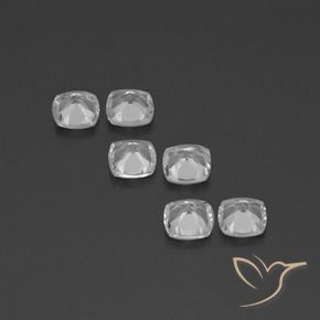 2.73 ct natürliche Klares Weiß Topas-Edelsteine, Kissen, VVS-VS