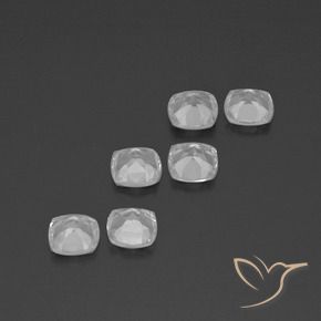2.99 ct natürliche Klares Weiß Topas-Edelsteine, Kissen, VVS-VS