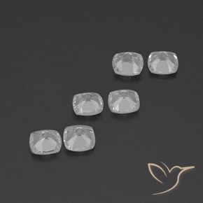 2.76 ct natürliche Weiß Topas-Edelsteine, Kissen, VVS-VS