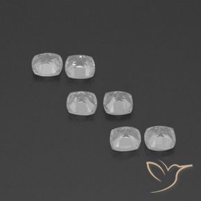 3.25 ct natürliche Weiß Topas-Edelsteine, Kissen, VVS-VS
