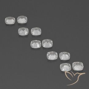 4.82 ct natürliche Klares Weiß Topas-Edelsteine, Kissen, VVS-VS