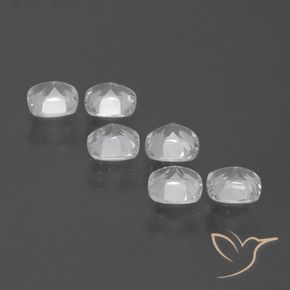 2.75 ct natürliche Klares Weiß Topas-Edelsteine, Kissen, VVS-VS